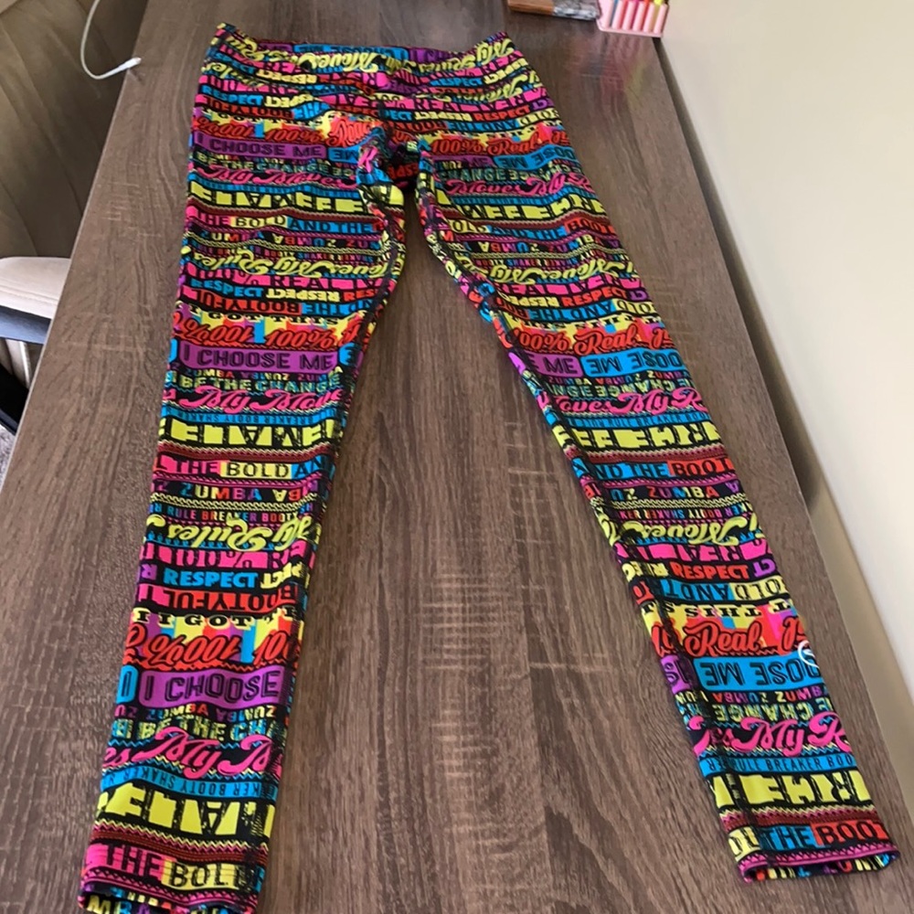 Zumba Wear multi color leggings